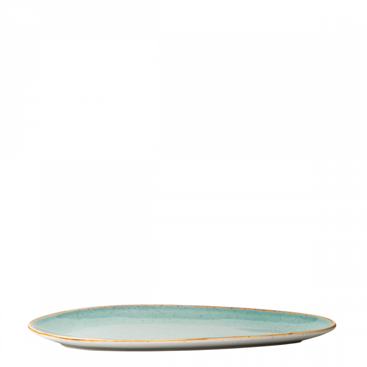Farfurie ovală Sand turcoaz 36 cm – Gaya
