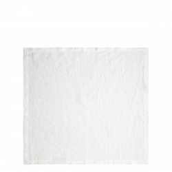 Șervețele albe din in 50 x 50 cm 2 buc - Gaya Ambiente