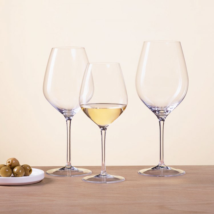 Pahare pentru vin ro?u 570 ml set de 6 - Optima Glas Lunasol