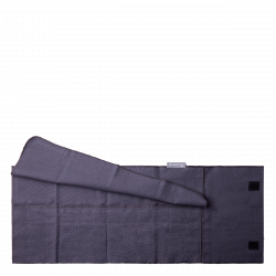 Sac de depozitare pentru tacâmuri din bumbac gri închis, 52 x 26 cm - Basic Ambiente