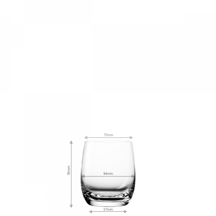 Pahare Tumbler 350 ml set 4 buc - Benu Glas Lunasol META Glass