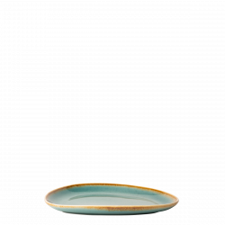 Farfurie ovală 20,5 cm - Gaya Sand turcoaz
