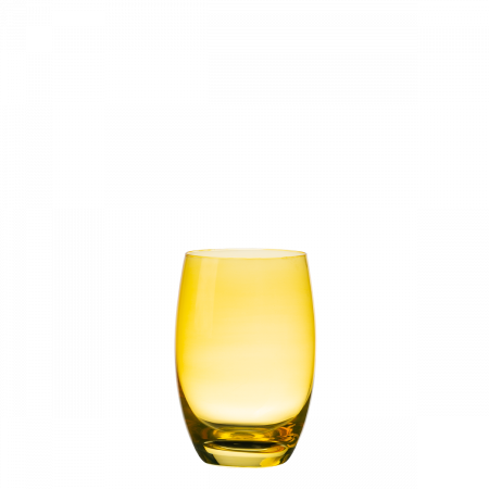 Pahare Tumbler galbene 460 ml, 6 bucăți - Optima Glas Lunasol