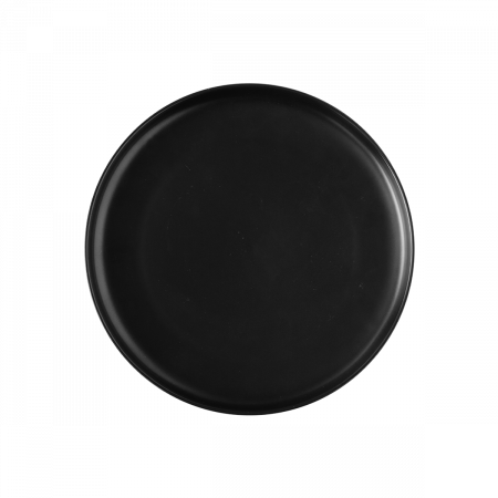 Farfurie pentru desert Coupe neagră 20 cm – Flow