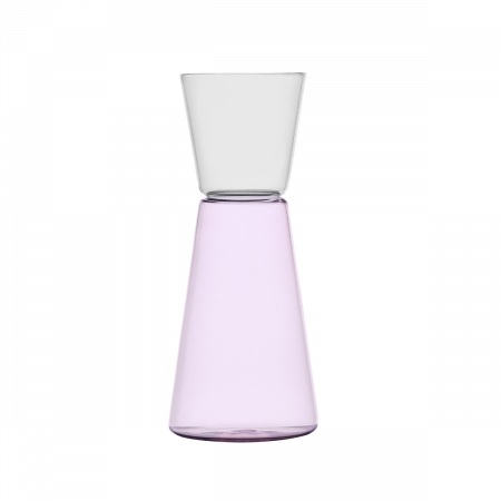 Carafă transparentă/roz 750 ml - Ichendorf