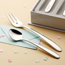 Set 6 buc lingurițe pentru înghețată cu inimioare - Love Cutlery