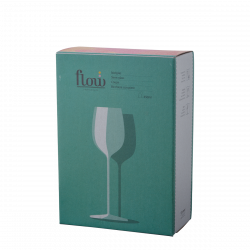 Pahare pentru vin roșu 450 ml set 2 buc - FLOW Glas Platinum Line