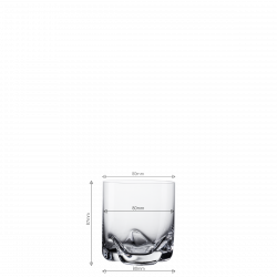 Pahare Tumbler 300 ml set 4 buc - Anno Glas Lunasol META Glass