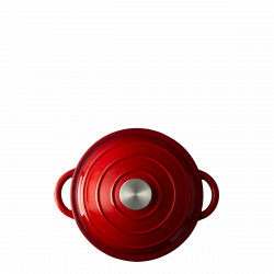 Oală din fontă emailată, roșie ø 20 cm - Jupiter Lunasol