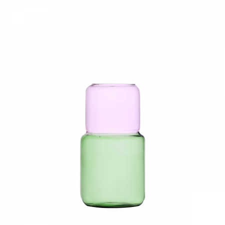 Vază roz/verde 25 cm
