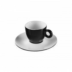 Farfurioară pentru espresso neagră 12,5 cm – RGB