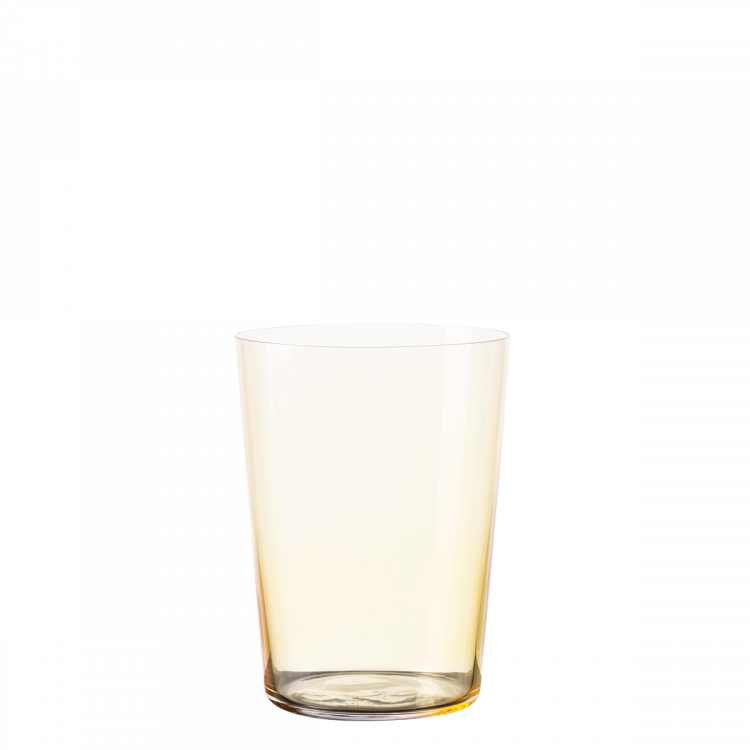 Pahare Tumbler galbene 515 ml set 6 buc – 21st Century Glas Lunasol META Glass