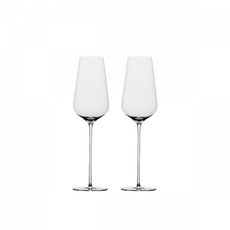 Pahare de șampanie 300 ml set 2 buc - FLOW Glas Platinum Line