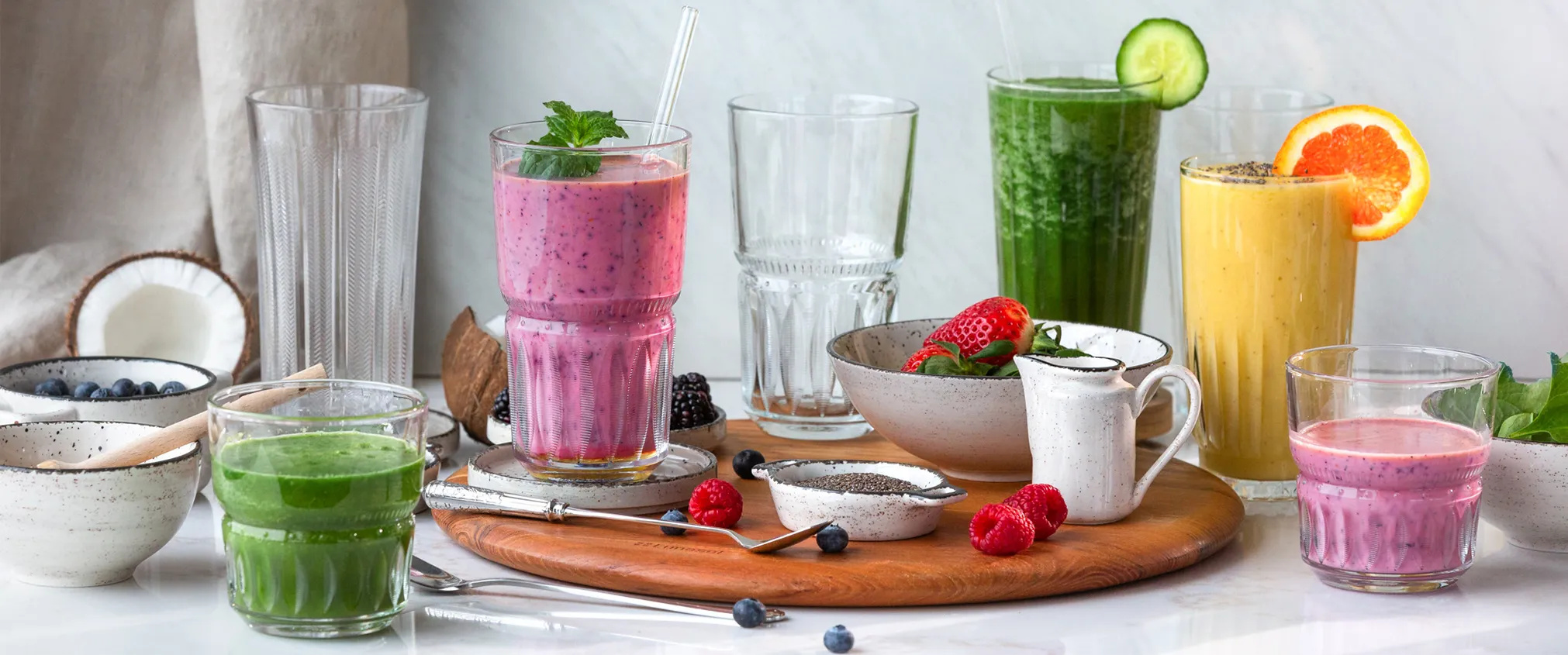 Energy boost: Amestecă-ți un smoothie plin de culori, prospețime și gusturi răcoritoare 