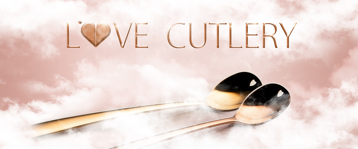 Descoperiți colecția iconică LOVE CUTLERY în variante elegante de culori