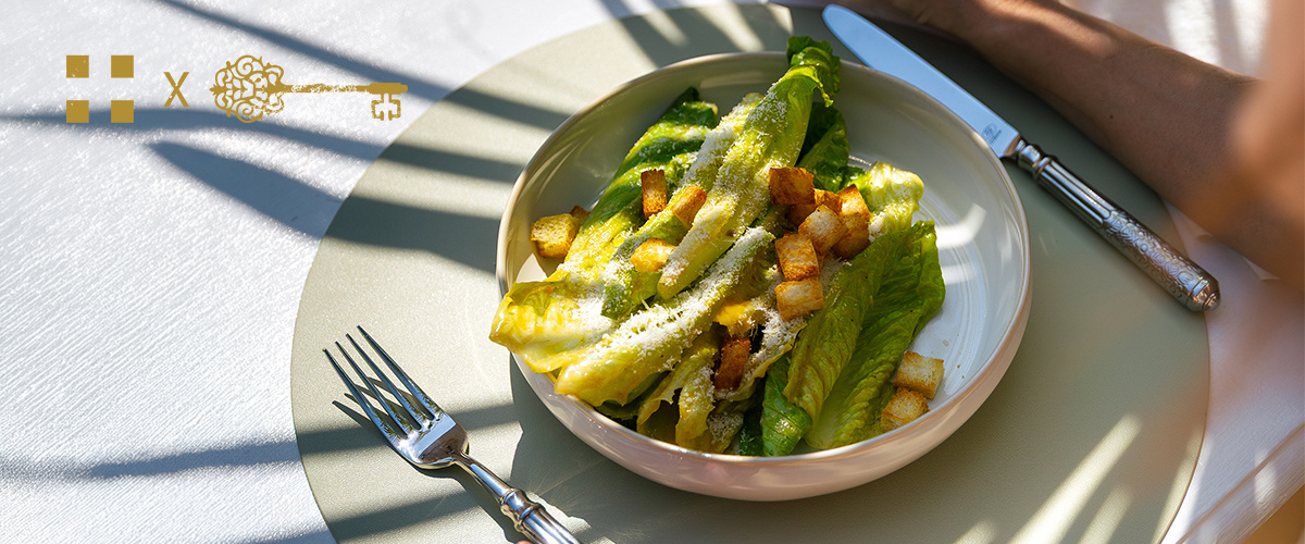 Salată Caesar cu dressing de casă