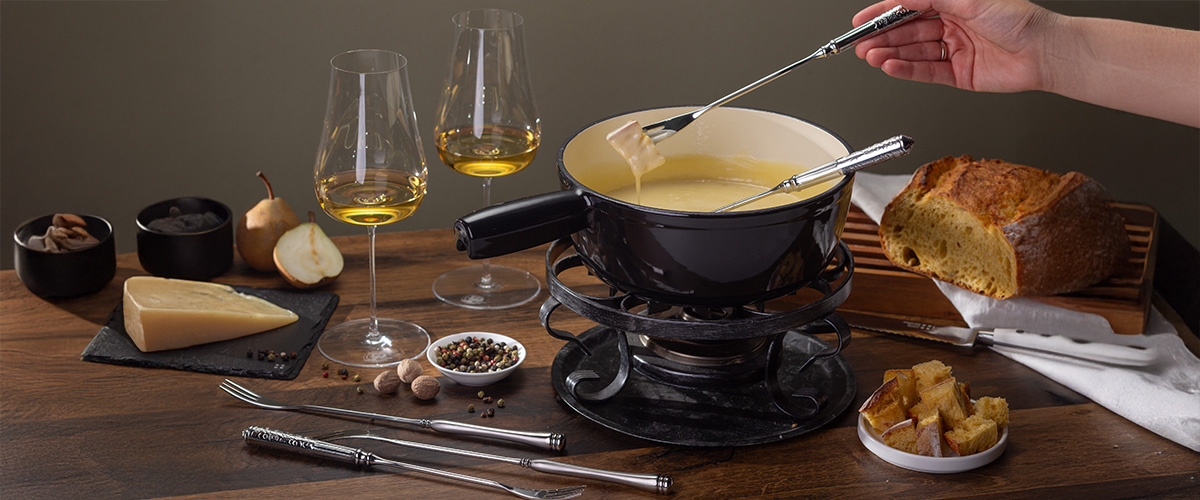 Fondue tradițional cu brânză